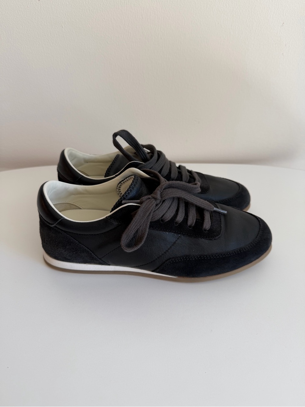 Common Projects Black Low-Top Lace-Up Sneakers
